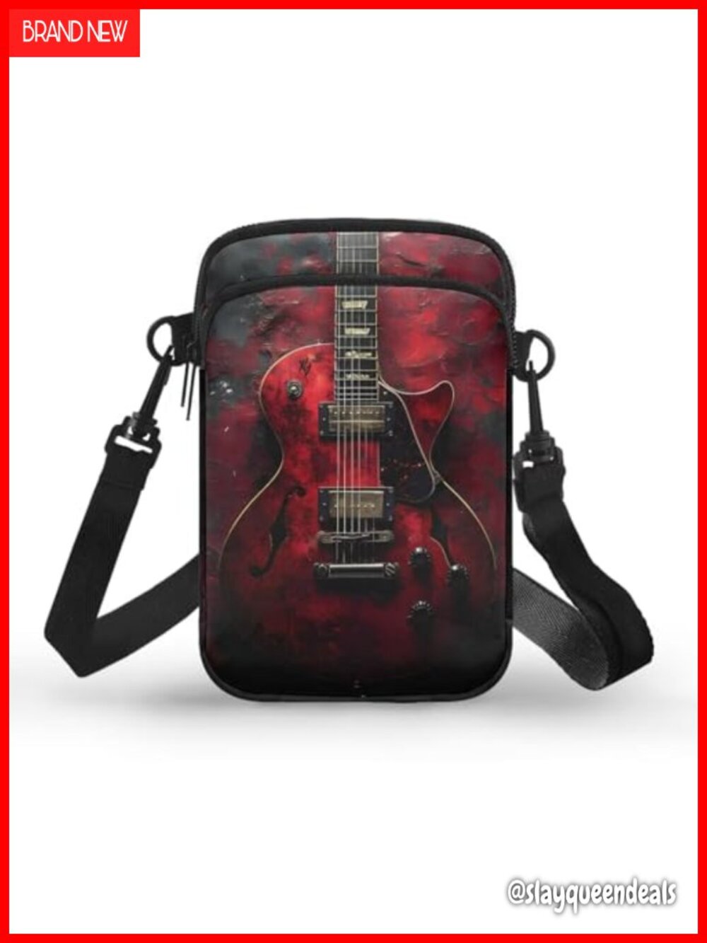Small Crossbody Messenger Bag Adjustable Strap Polyester Travel Purse